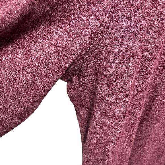 J. Crew Shirt Sz XXL Cashmere Blent Tee Red Burgandy Soft Long Sleeve Casual - Picture 6 of 10